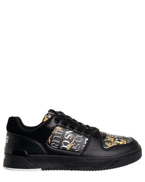 sneakers uomo versace couture|versace black and white sneakers.